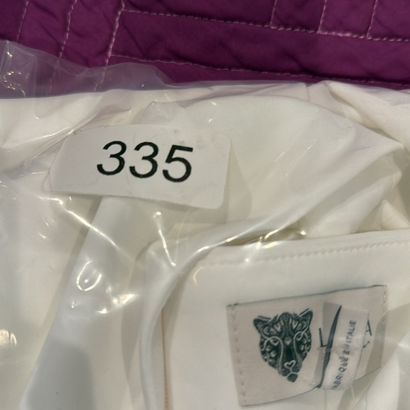 Revolve Lita by Ciara jumpsuit criss cross halter top White high end $498 XXL - Picture 10 of 10